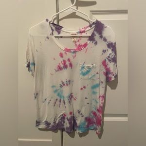 Short Sleeve Tie-Dye Shirt